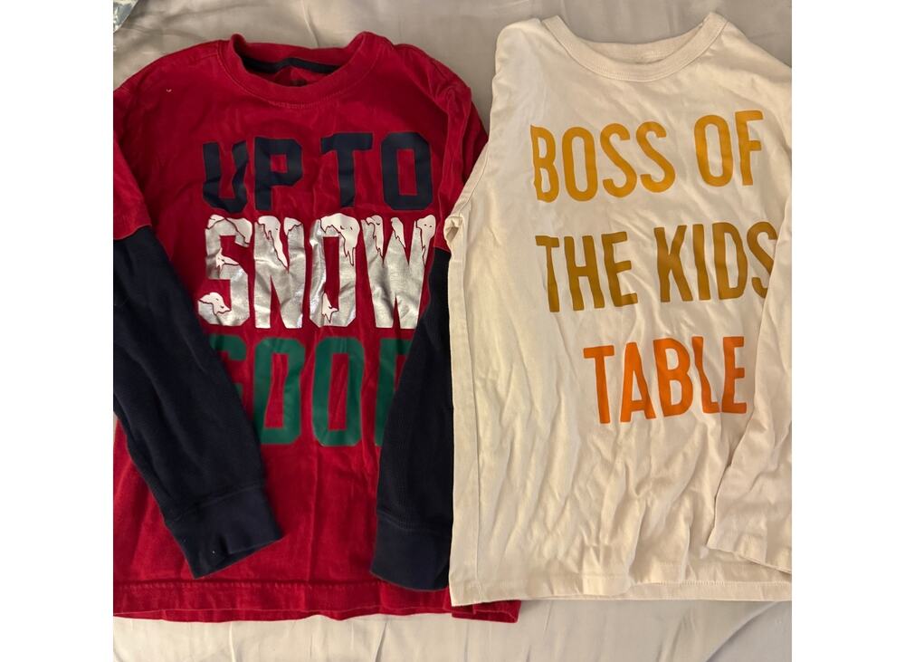 Grymboree Place Winer and Holiday shirts 7-8